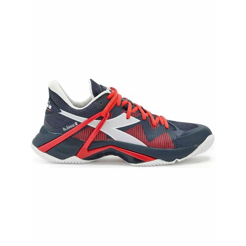фото Кроссовки diadora b.icon 2 clay, полнота f, размер 11, темно-синий/красный