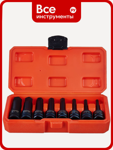 Изображение товара Набор головок ударных HEX, H6-H19, 8 шт, 1/2"DR Gigant G-12H6H19