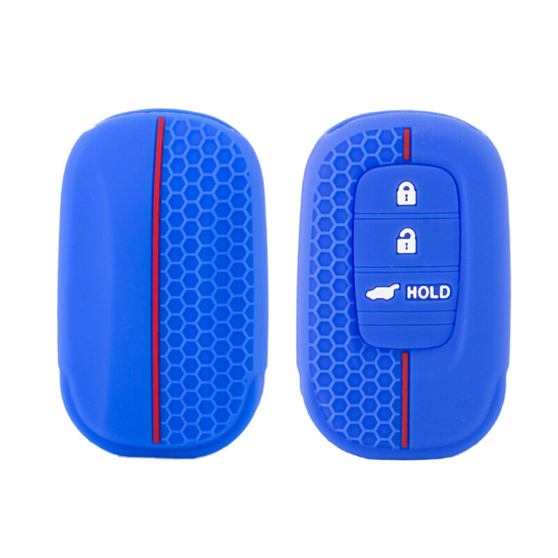Силиконовый чехол для ключа от Honda Civic e: NS1, e: NP1, Accord, Fit, XR-V, Vezel, UR-V - Пурпурный