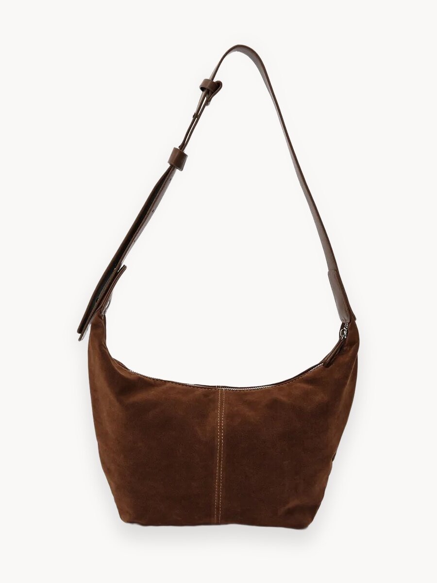 Сумка хобо OSA MINUA, коричневый