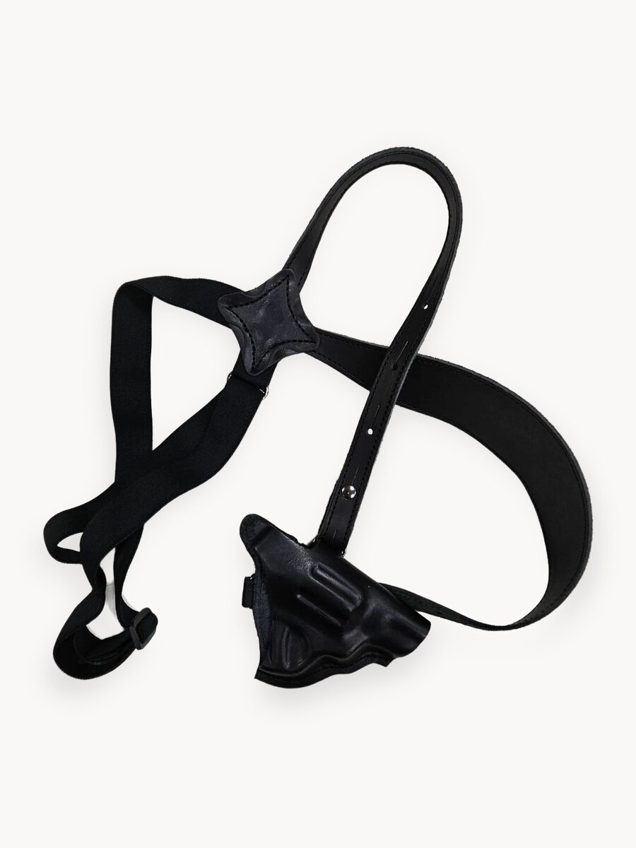 Оперативная наплечная кобура для револьвера Бульдог KURS черная РГ-9 Викинг