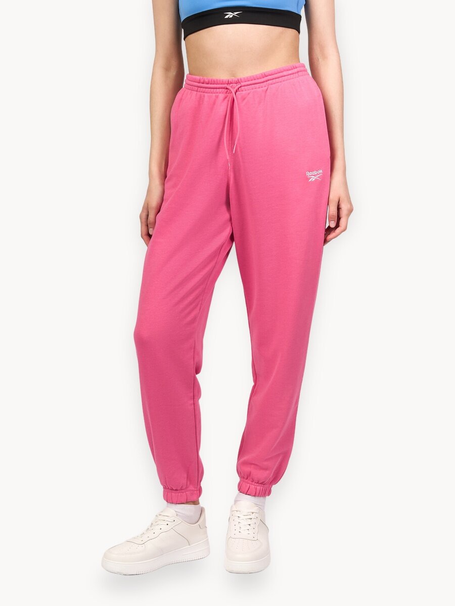 Брюки спортивные Reebok Identity Small Logo, размер XS INT, розовый,