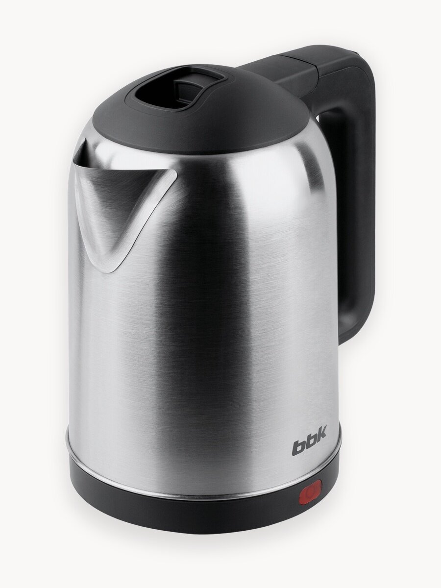 Чайник электрический BBK EK1809S нержавеющая сталь/черный, объем 1,8 л, мощность 1800-2000 Вт