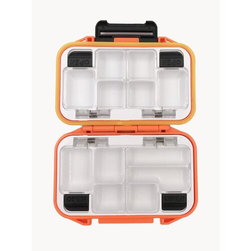 Кейс для хранения снастей, прочный. оранжевый, Рыбиста RB-KHSM-02