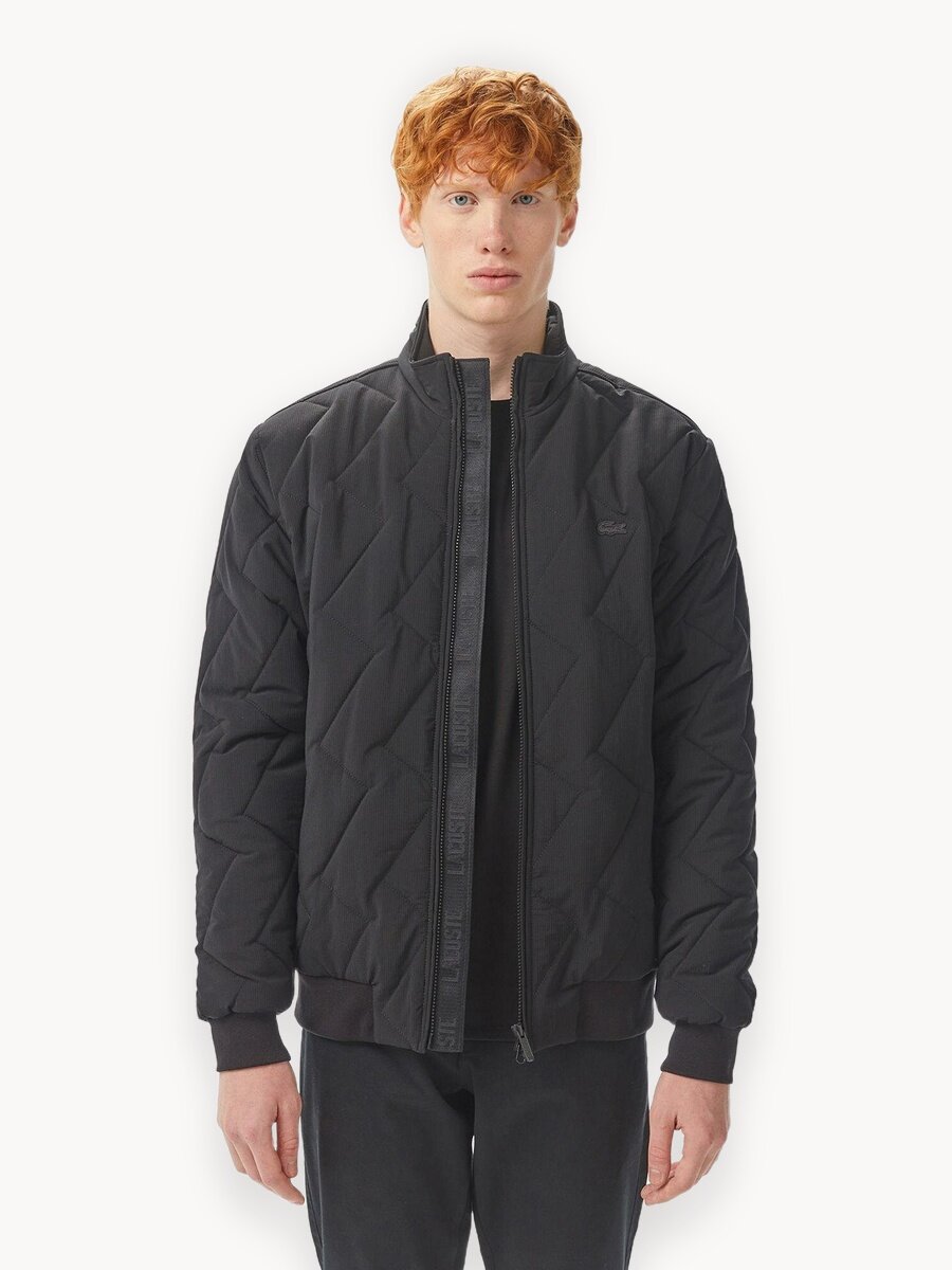 Куртка LACOSTE, размер 54 EU, черный