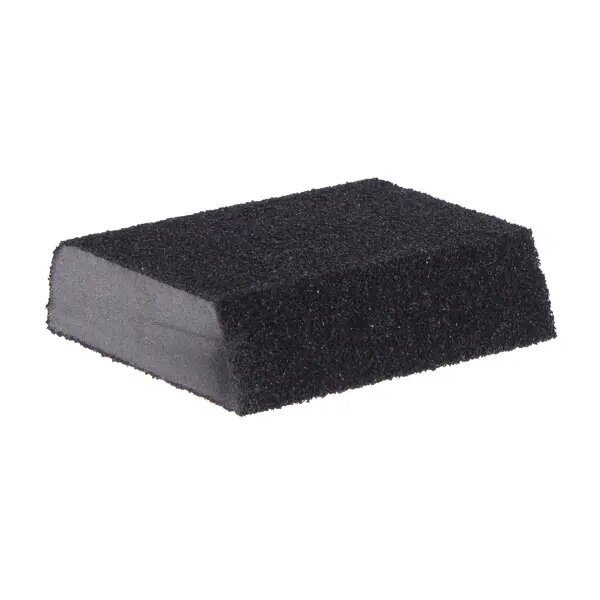 Губка шлифовальная абразивная четырехсторонняя Dexter P40 100x80x25 мм