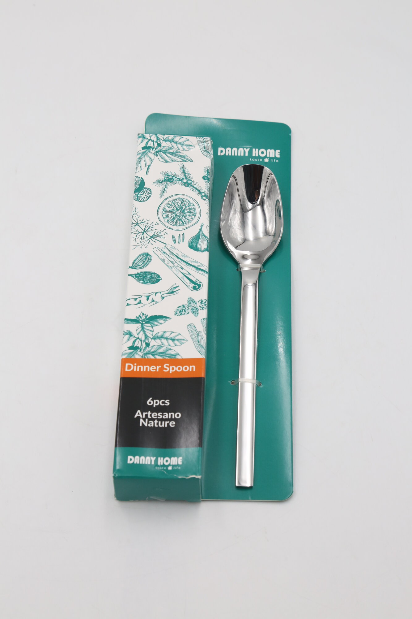 Ложки столовые (нерж. сталь) HOMEZAZA/DANNY HOME GN045-2 20,5см 6шт 6х80