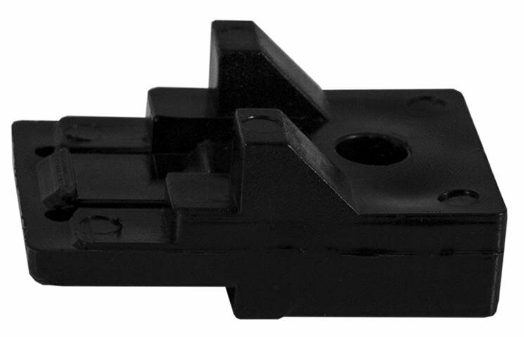 Настенный кронштейн для шинного карниза KREAFORTA Pro 2 см пластик цвет черный 2 шт.