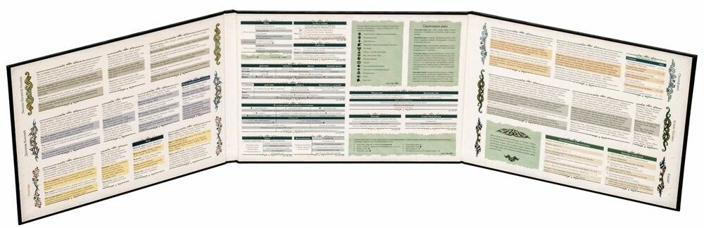 Ширма сценариста для настольной ролевой игры «По ту сторону Врат» — фото 1