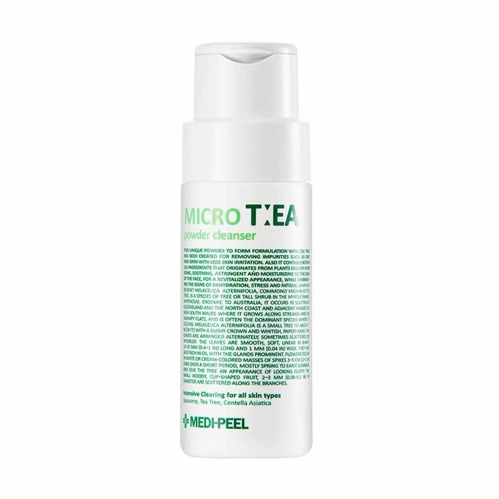 Глубоко очищающая энзимная пудра MEDI-PEEL Micro Tea Powder Cleanser, 70 мл, 140 г.