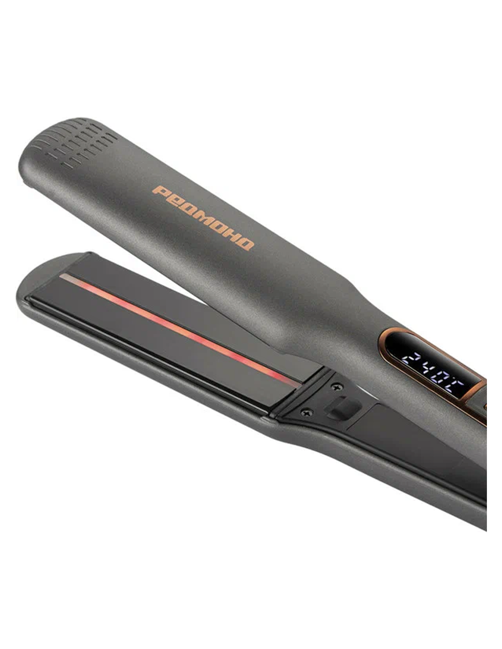 Изображение Выпрямитель для волос РЕДМОНД HS1719, серый, керамический, 13 температур, ионизация, 240°C