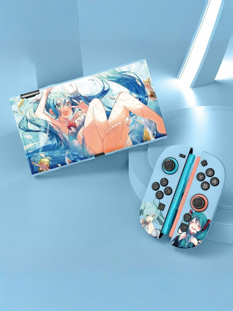 Чехол RL на Nintendo Switch 2, силиконовый, Хацунэ Мику