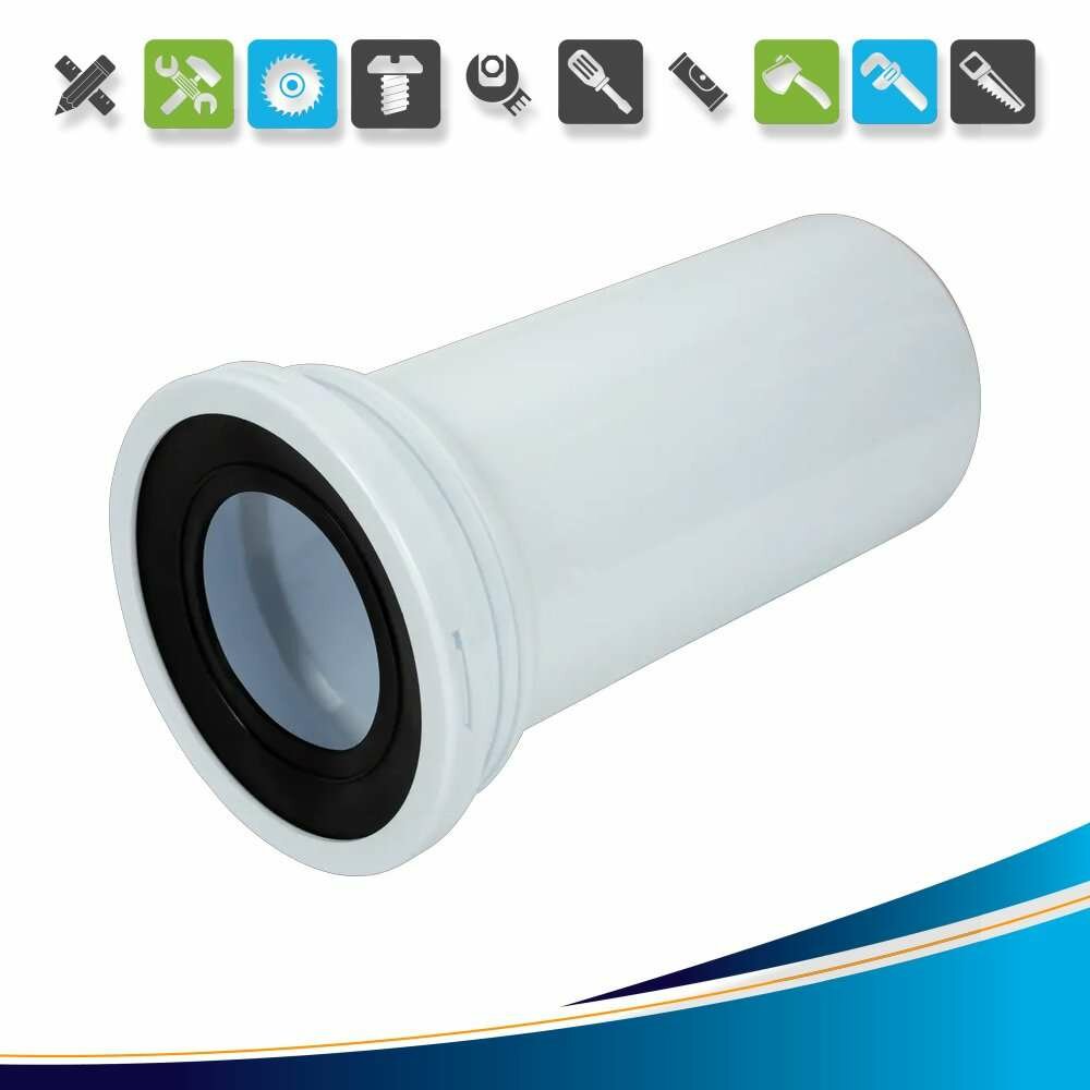 Присоединение к унитазу прямое 110 мм