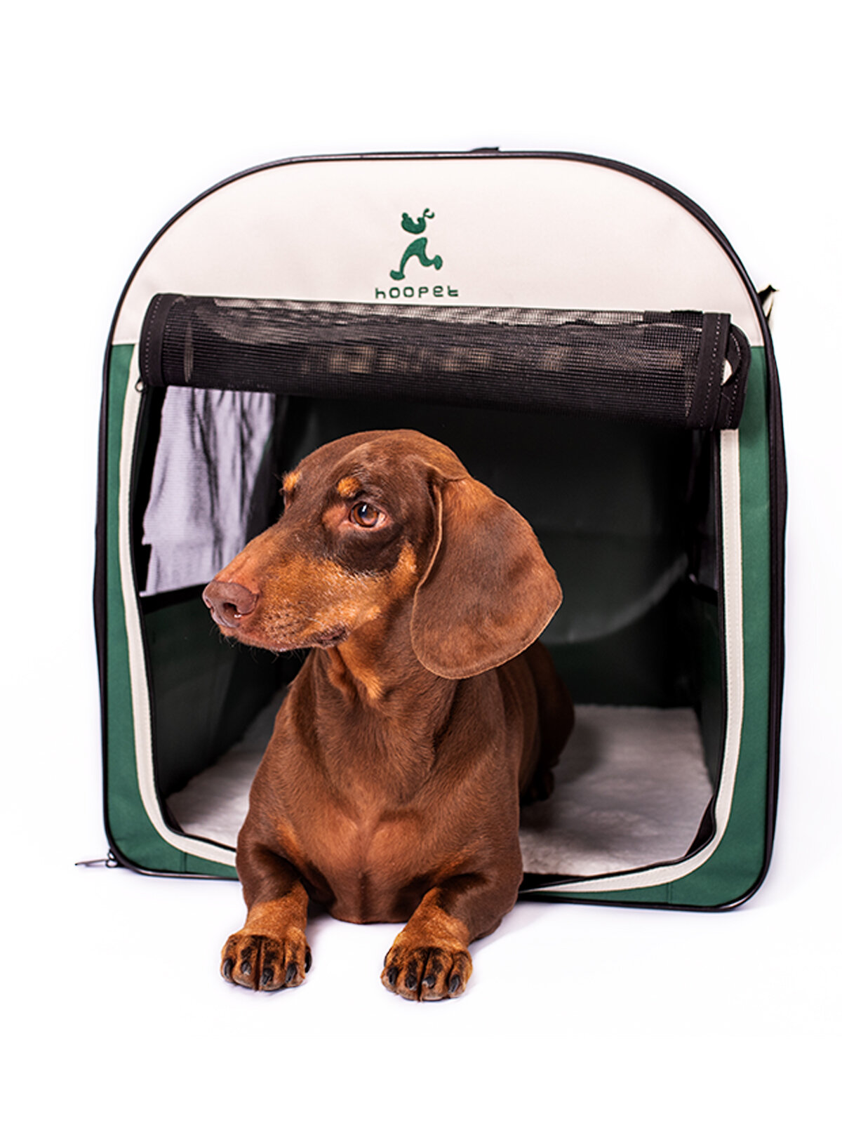 Клетка складная тканевая для животных мелких и средних пород  материал нейлон размер M 60x46x51 см