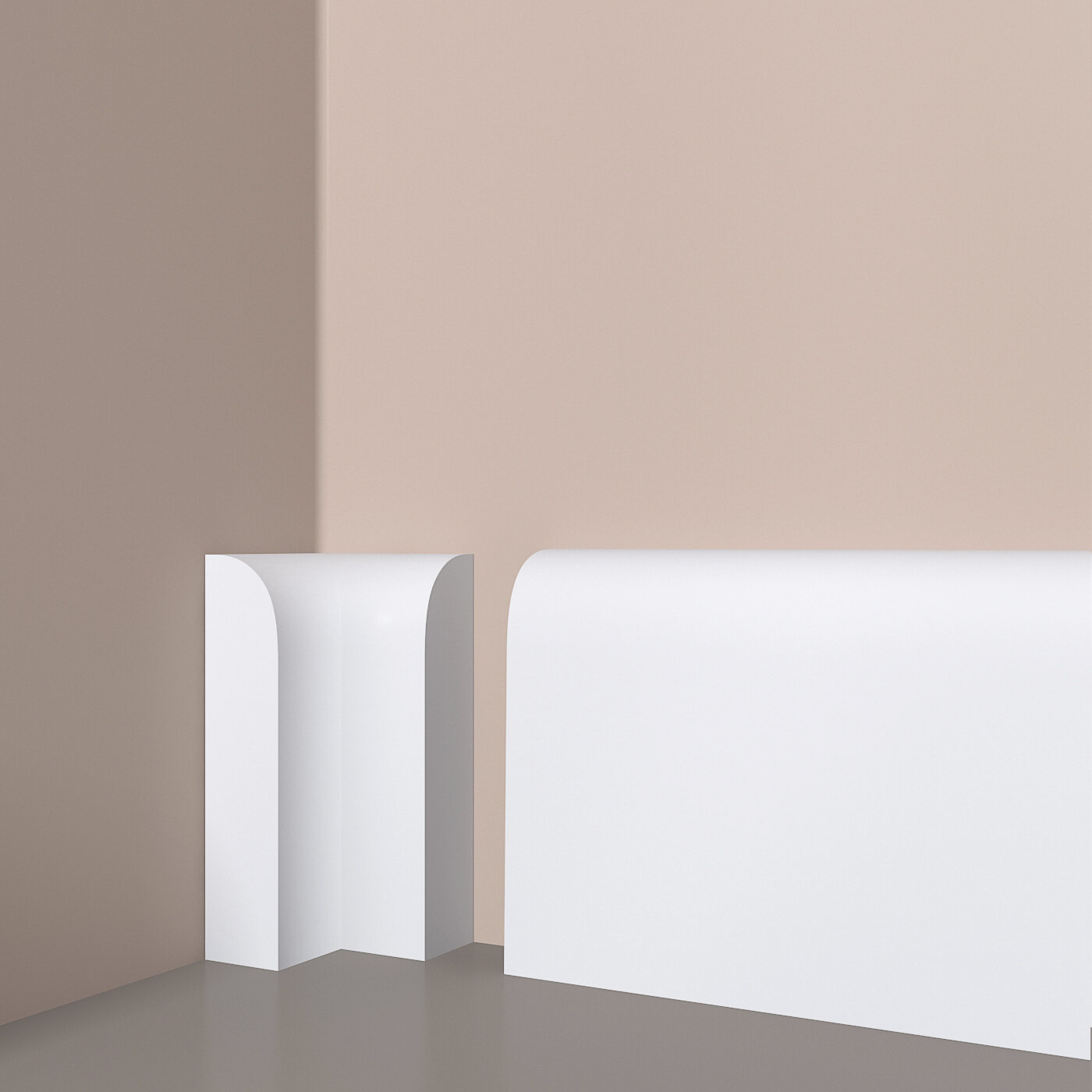 Угол внутренний для плинтуса Bello Deco П16 влагостойкий белый