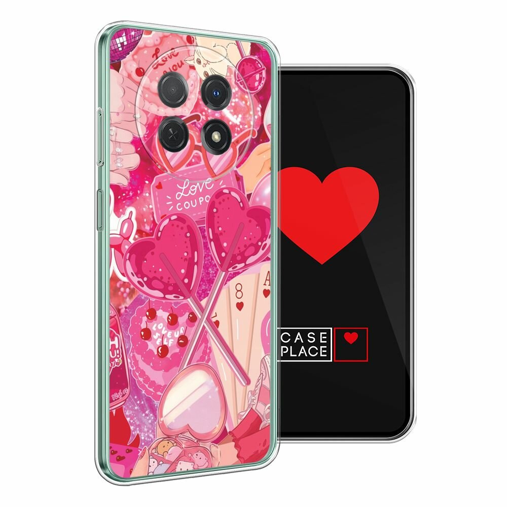 Чехол на Huawei Nova Y91 / Хуавей Нова Y91 с принтом "Love coupon - 14 февраля" — фото 1