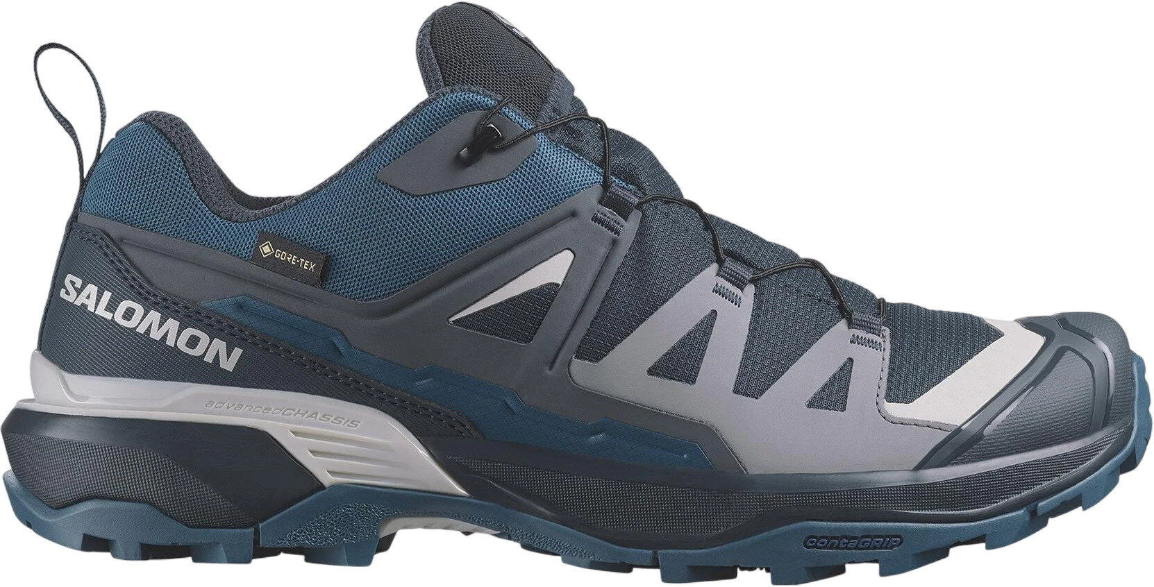 Кроссовки Salomon X Ultra 360 Gtx полнота F (EU)/ на среднюю стопу размер 10.5 UK синий