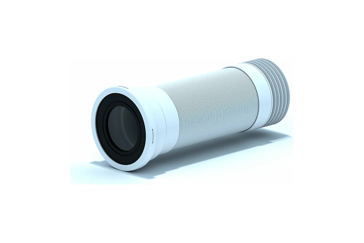 Гибкий удлинитель для унитаза АНИ Пласт длинный выпуск 110 мм (395-1115мм) K738R