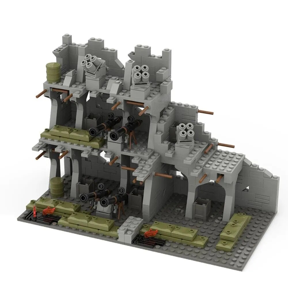 Конструктор военная база для lego