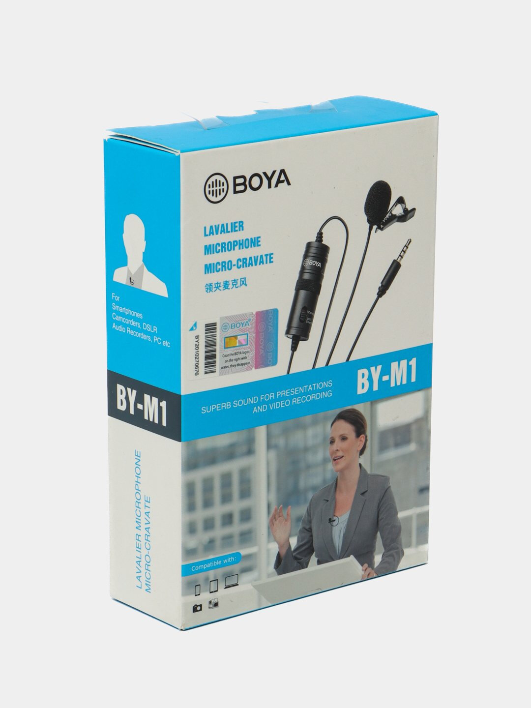 Петличный проводной микрофон Boya BYM 1