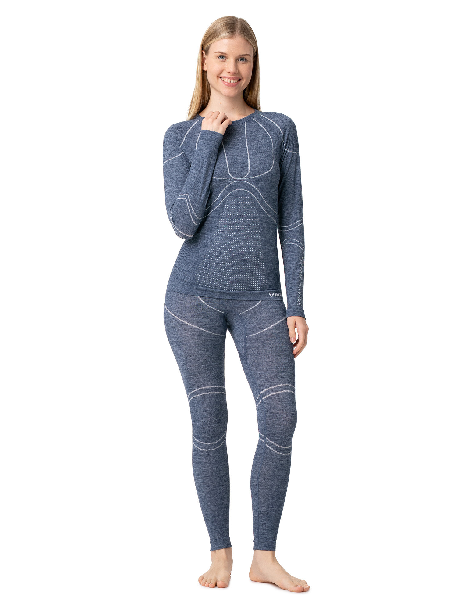 Комплект термобелья VIKING Lana pro merino размер S серый