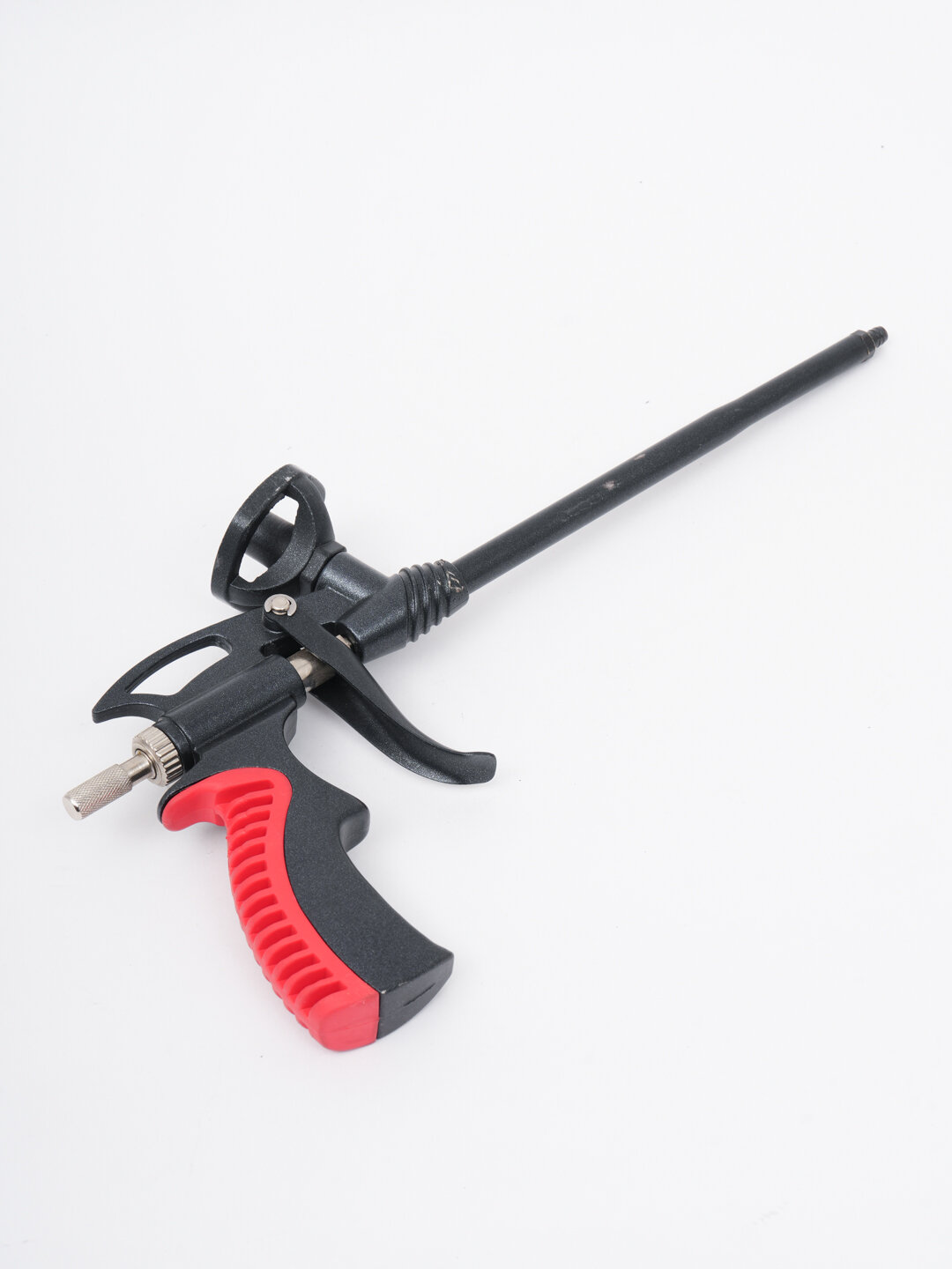 Пистолет для монтажной пены Lit, алюминиевый, удобный, красный — фото 1