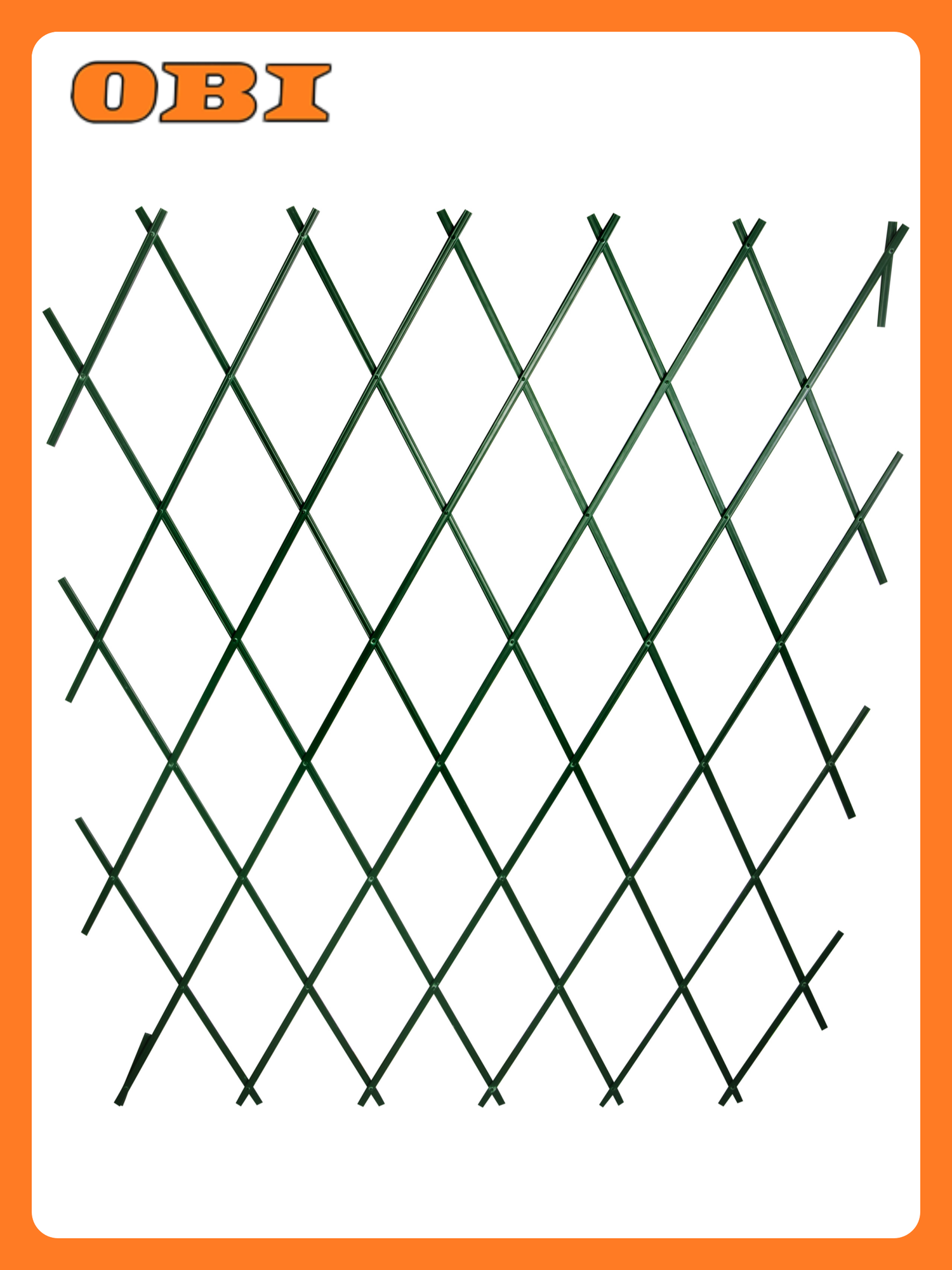 Забор для клумб 178272 длина 180 см высота 120 см пластик зеленый вес 0.55 кг