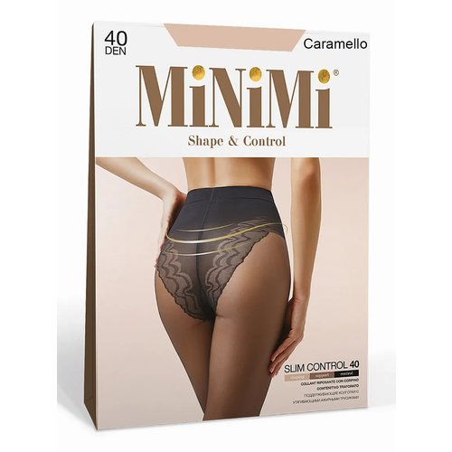 фото Колготки minimi slim control 40, размер 4, бежевый