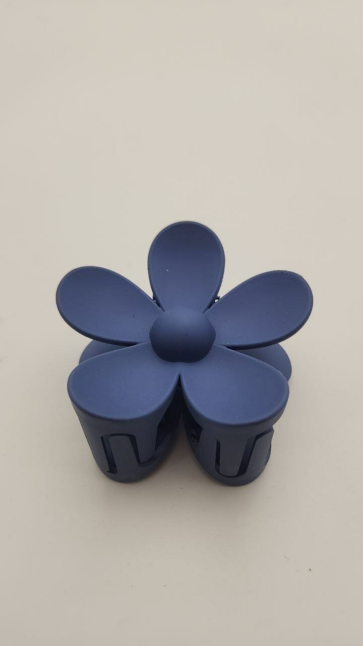 Крабики для волос "Гавайский цветок", акрил, матовое покрытие, заколка