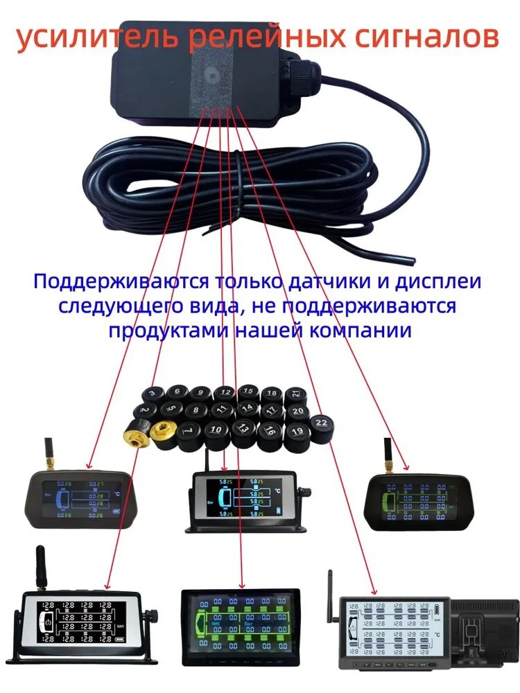 RGTT Монитор давления в шинах, усилитель сигнала специального датчика (ретранслятор)