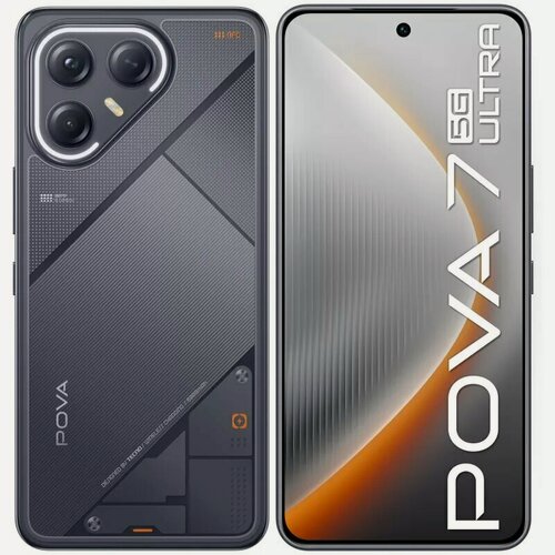 Изображение товара Смартфон Tecno Pova 7 Ultra 5G 12/256 ГБ Global для РФ, Dual nano SIM, черный