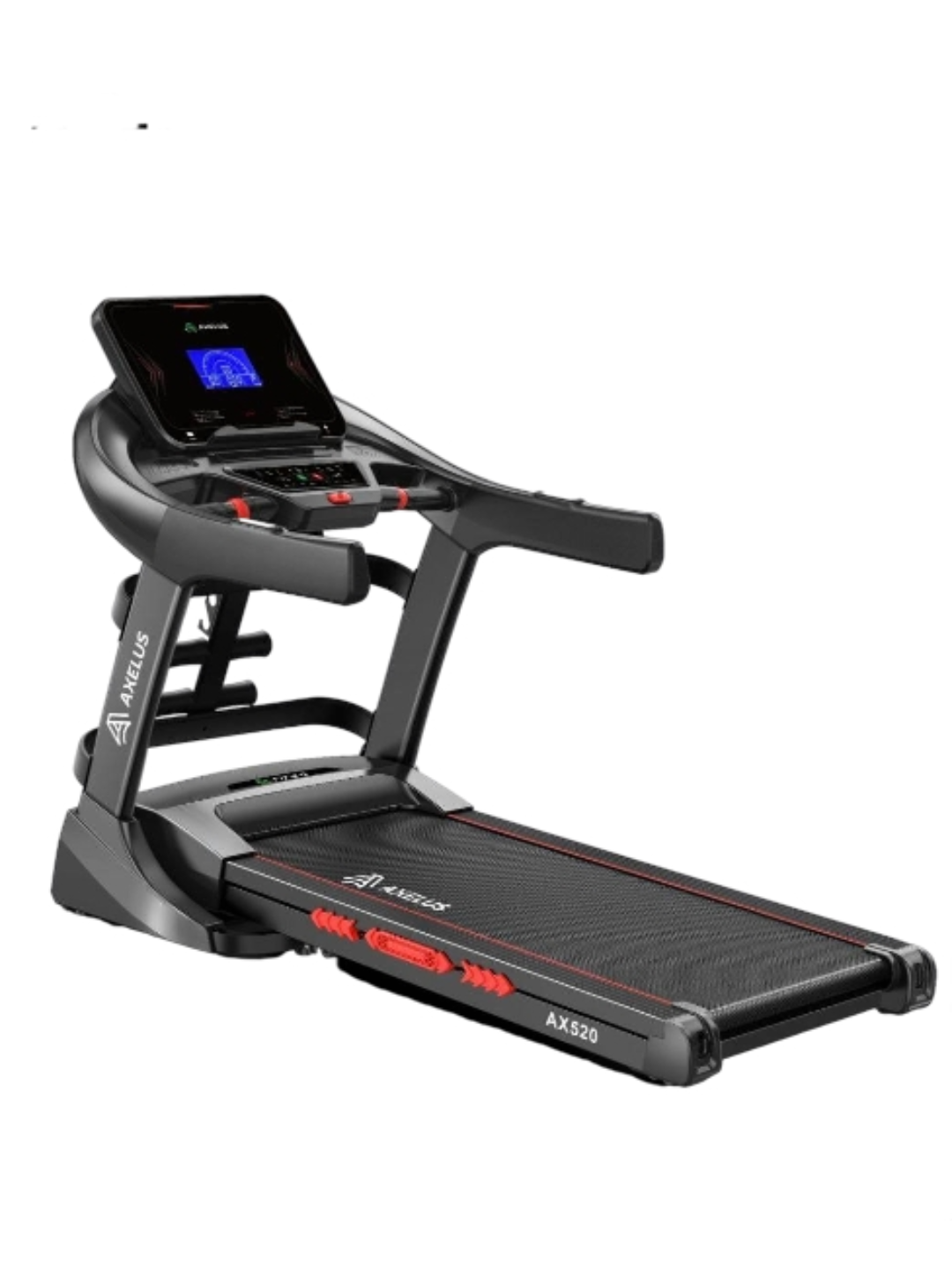 Беговая дорожка Axelus 520-Мощный мотор 3 HP обеспечивает скорость 20 км/ч мах вес 150 кг