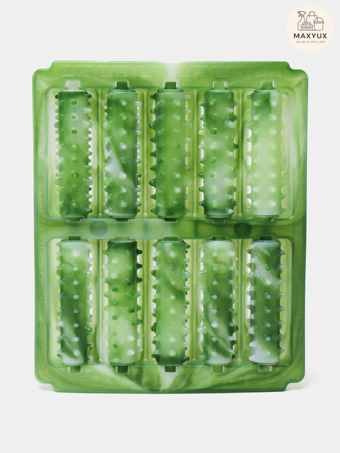 Массажный ролик для стоп, расслабляющий массажер "Счёты" пластик - Ментоловый