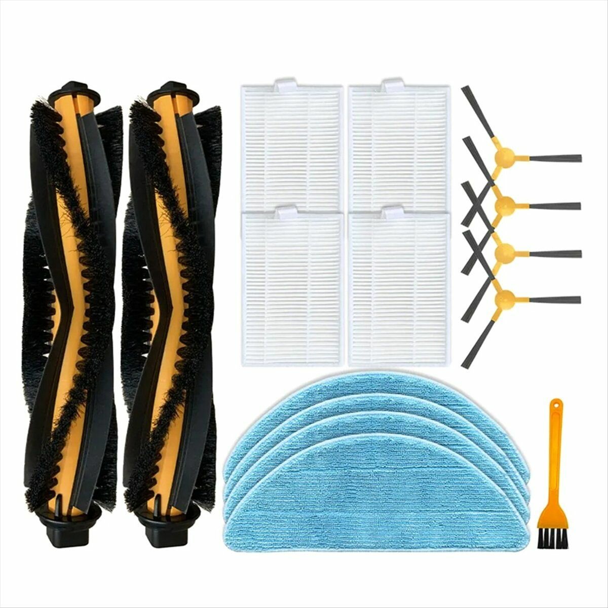 Запасные части для робота-пылесоса Honiture Q5, аксессуары, основная боковая щётка, фильтр HEPA, тряпка для швабры