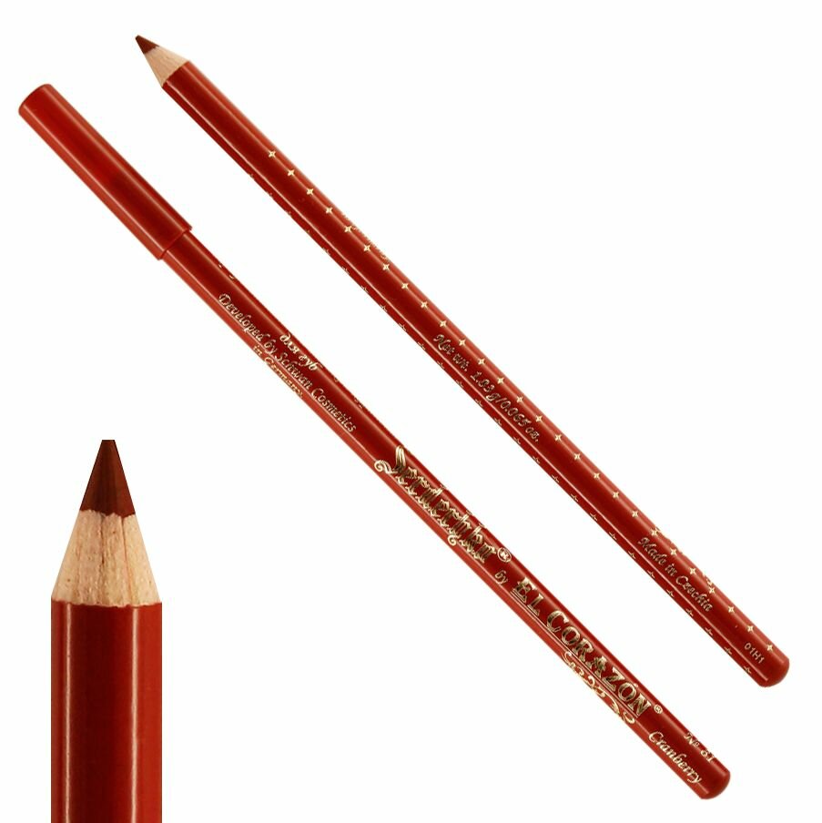 El Corazon Карандаш для губ Serdechko №81 Cranberry