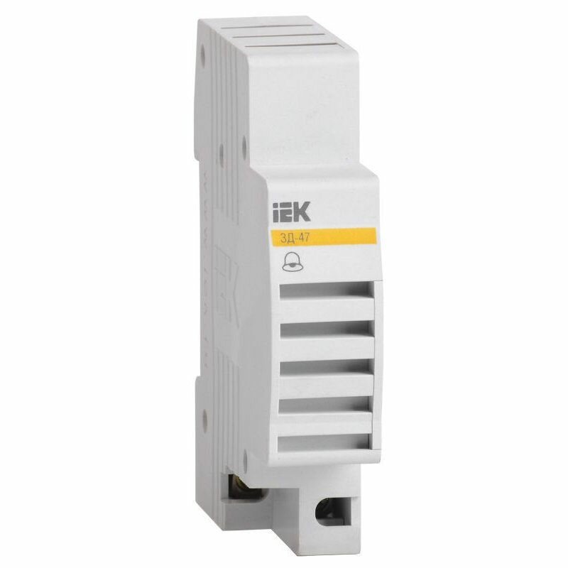 Звонок на DIN-рейку IEK электроустановочный, ЗД-47 MZD10-230