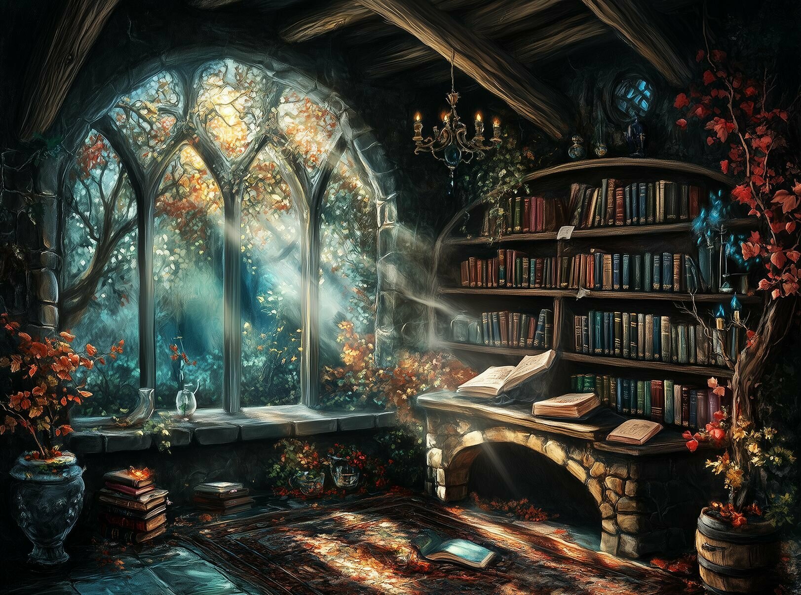 Пазл Алма мини 150 деталей. Книжный чердак — фото 1