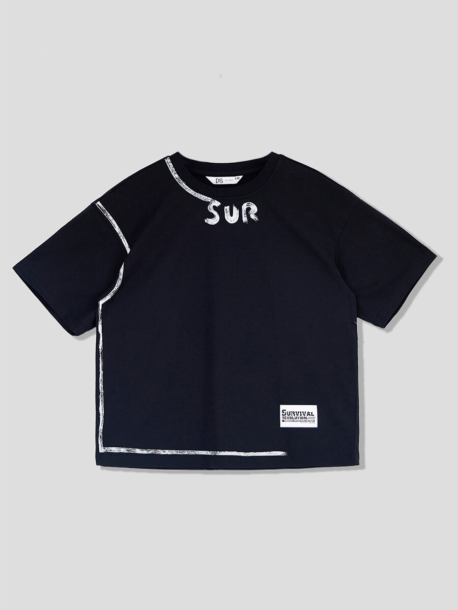 Футболка Deloras, Черный, 140