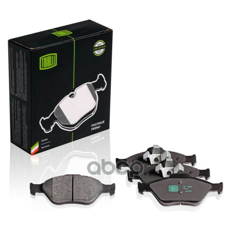Колодки торм. Ford Fusion (02-)/Fiesta (02-) диск. перед. (PF 1002) Trialli арт. PF1002