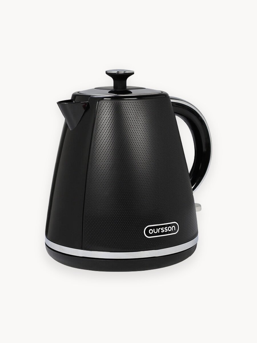 Электрический чайник Oursson KE1718P, черный, с блокировкой включения без воды