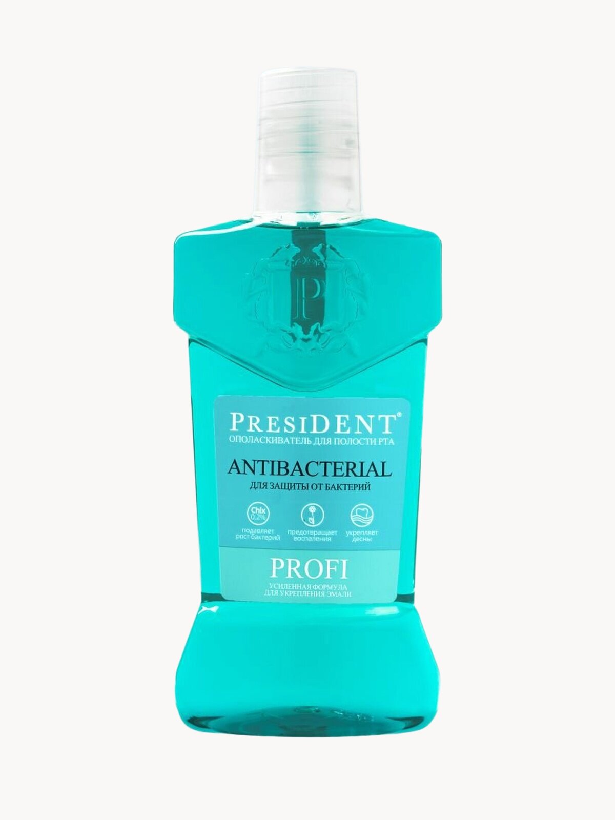 Ополаскиватель для полости рта PRESIDENT PROFI Antibacterial "Для защиты от бактерий", 250 мл