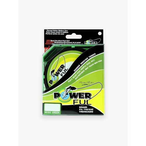 Плетеный шнур PowerFul 0.50 мм (42.7 кг), 125 м