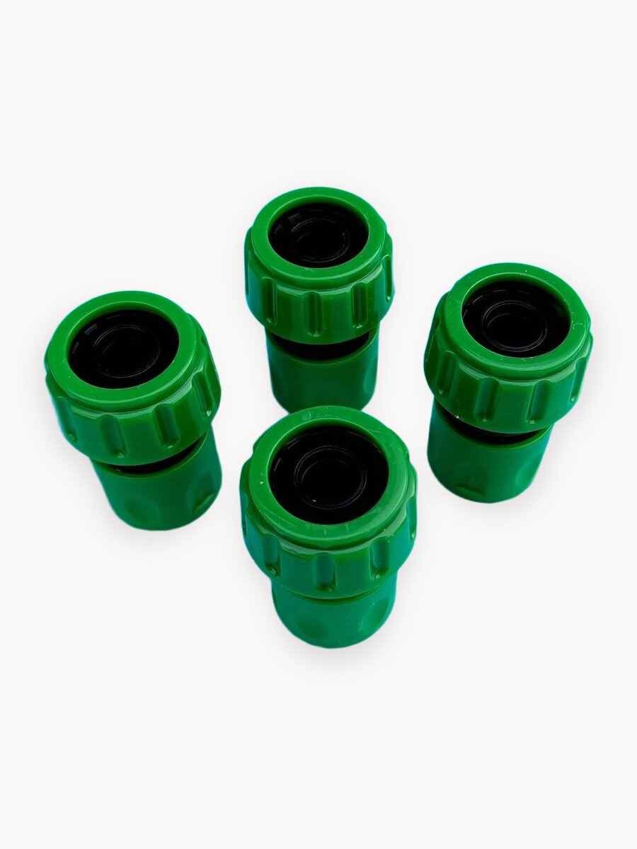 Соединитель-коннектор быстросъемный 3/4 дюйма (4шт) для шланга.