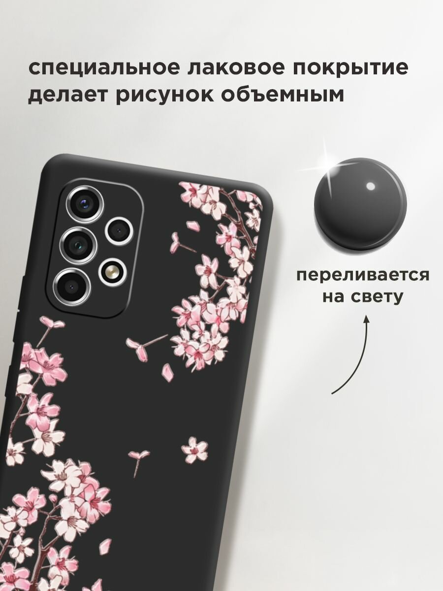 Чехол на Samsung Galaxy A53 5G / Самсунг А53 5G с принтом "Ветви сакуры 5" — фото 1