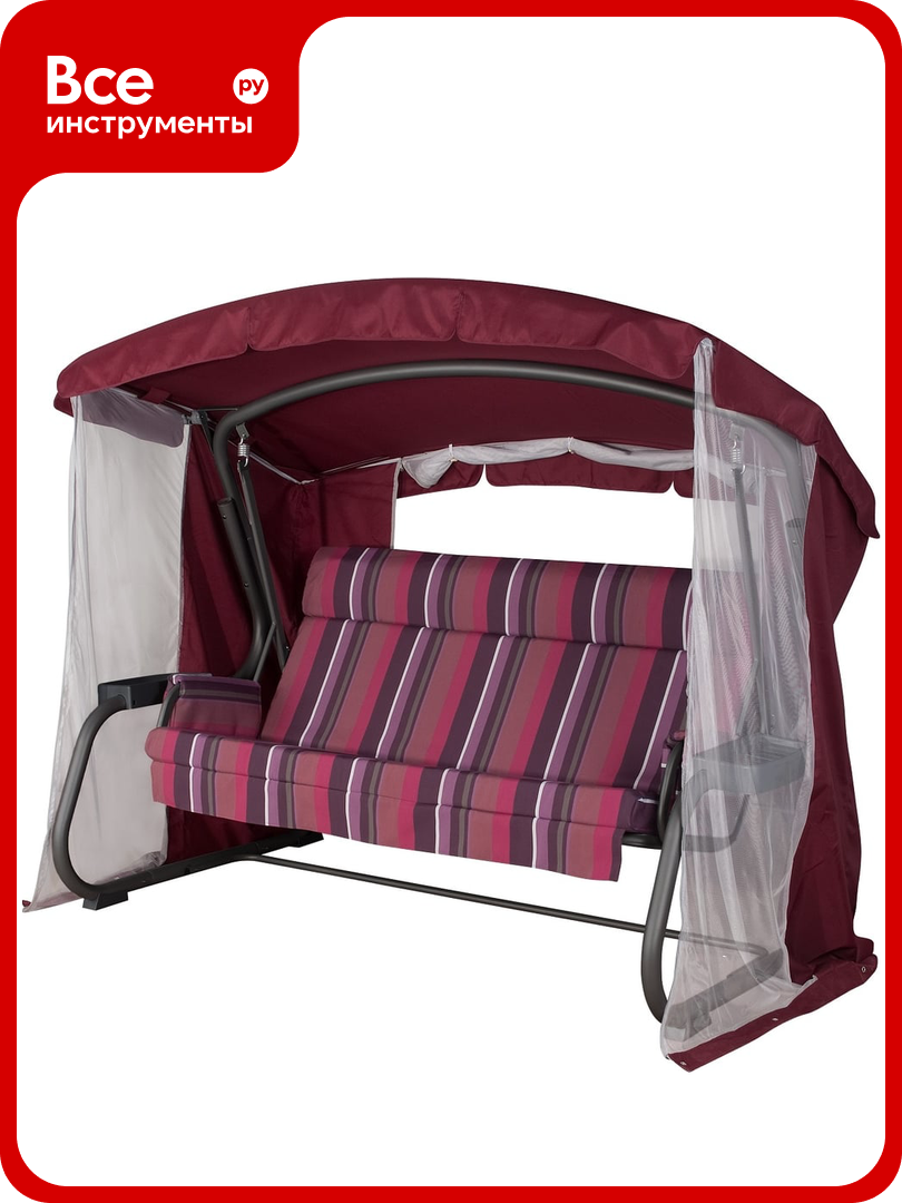 Садовые качели Удачная Мебель Мерида Премиум антрацит A29A.308