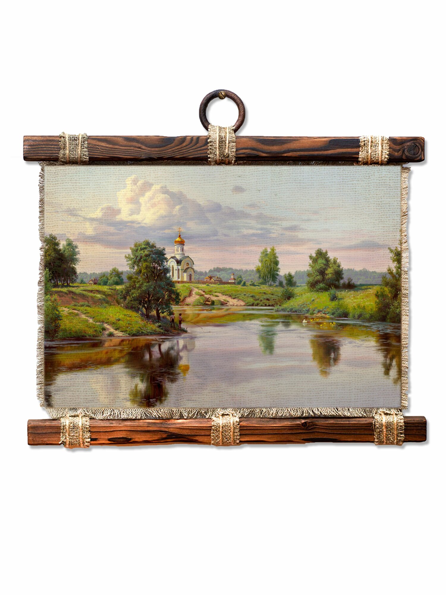Панно ручной работы Универсальный свиток Русь горизонтальное И  Прищепа