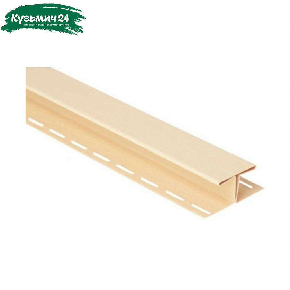 Сайдинг планка соединительная Альта Профиль Блокхаус Золотистая виниловый сайдинг длина 3000 мм