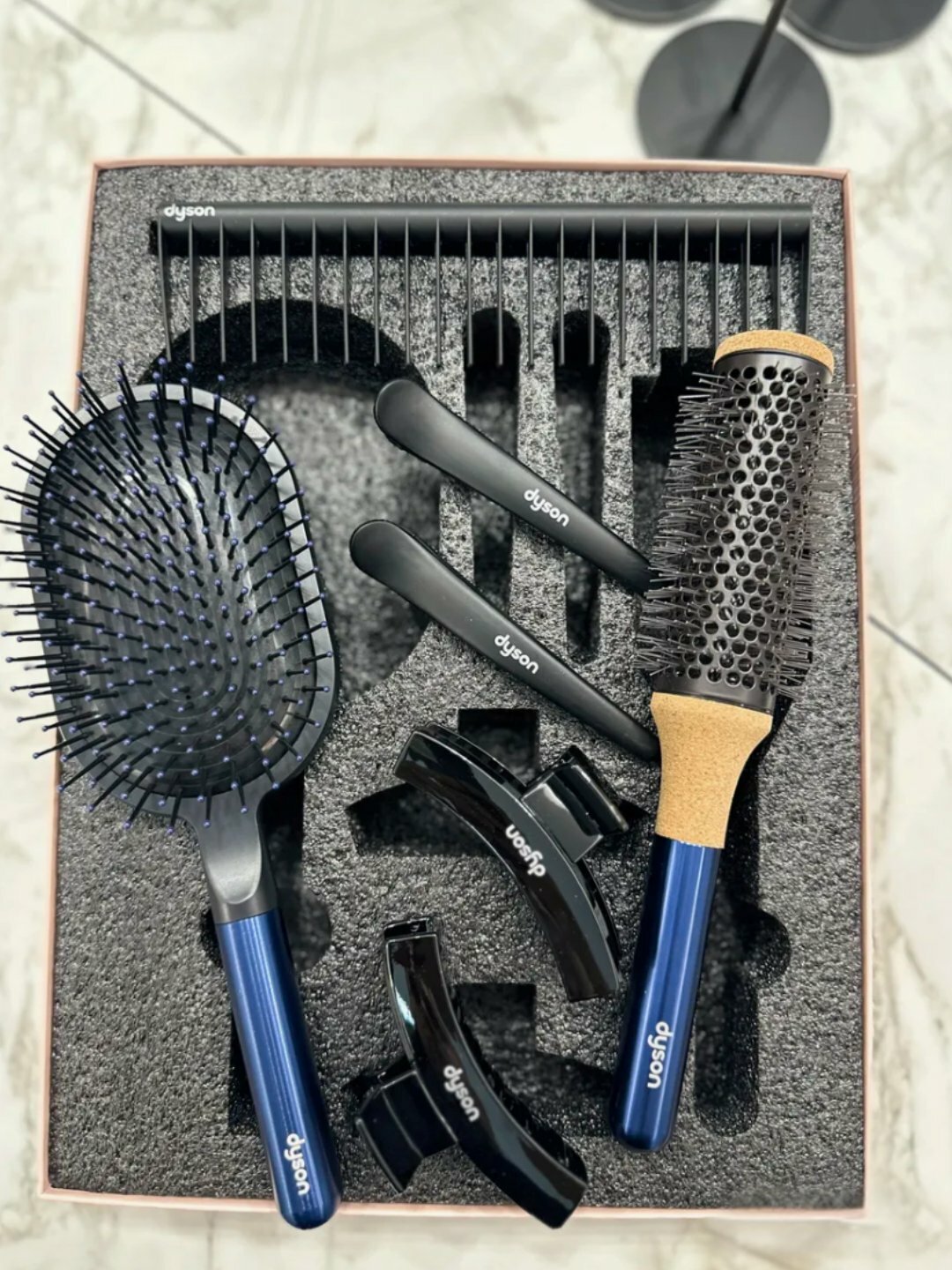 Dyson Набор расчесок 7 в 1, расческа, заколки, щетка для волос
