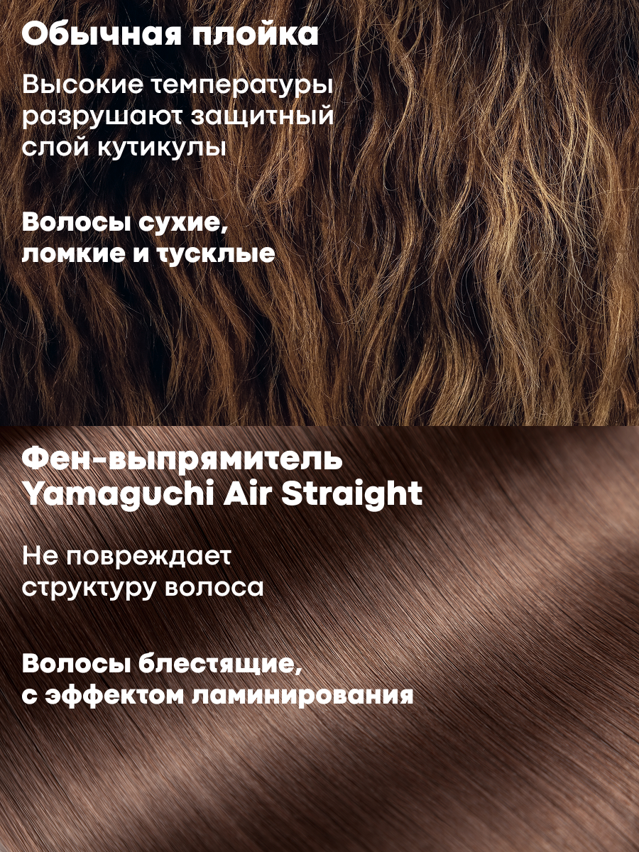 Фен-выпрямитель для волос Yamaguchi AirStraight — фото 1