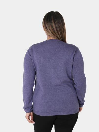 Свитер , размер OneSize, фиолетовый — фото 1